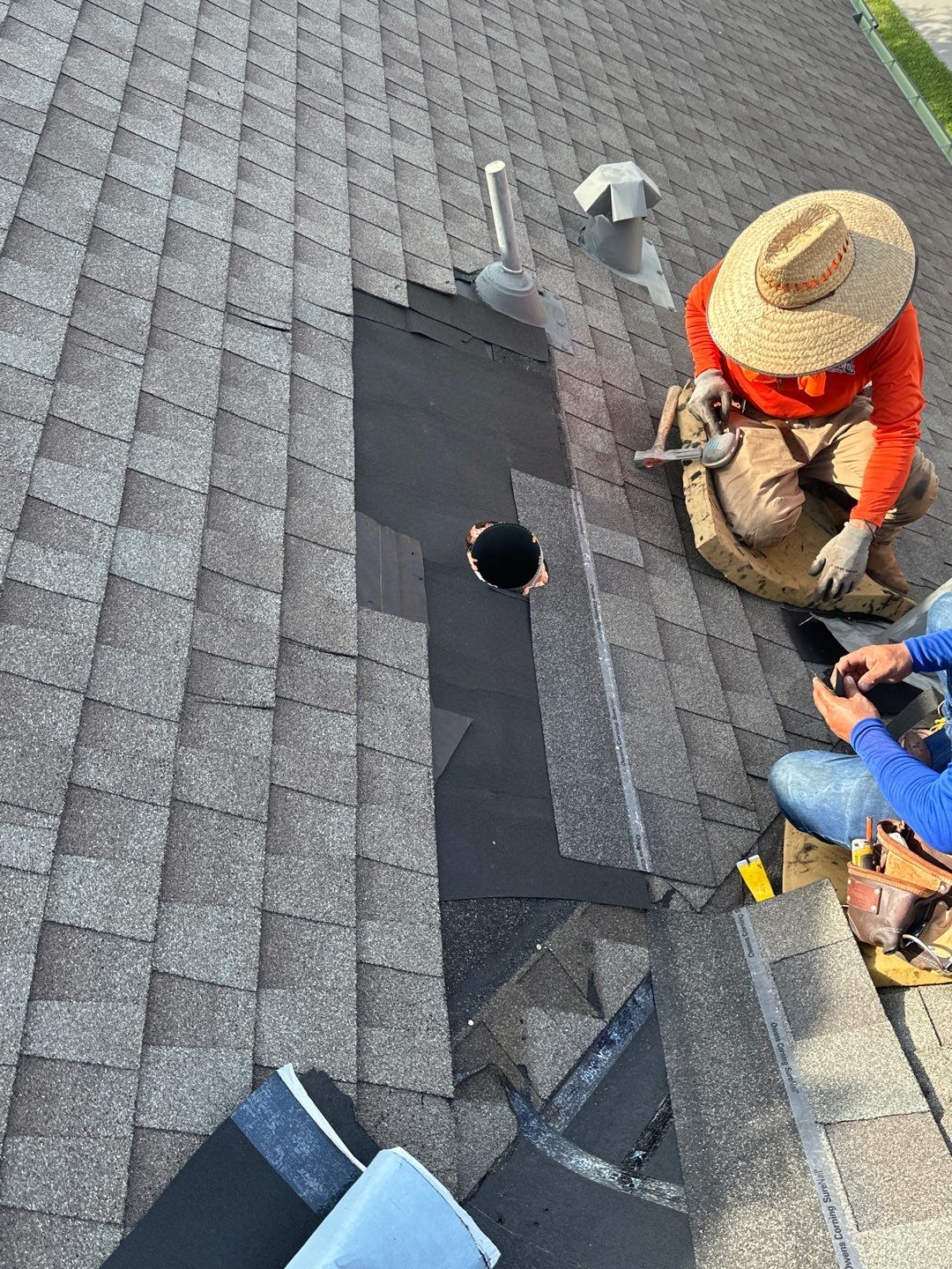 Hail Damage using Owen's Corning Duration (Lifetime) Shingles by Roof Repair Company