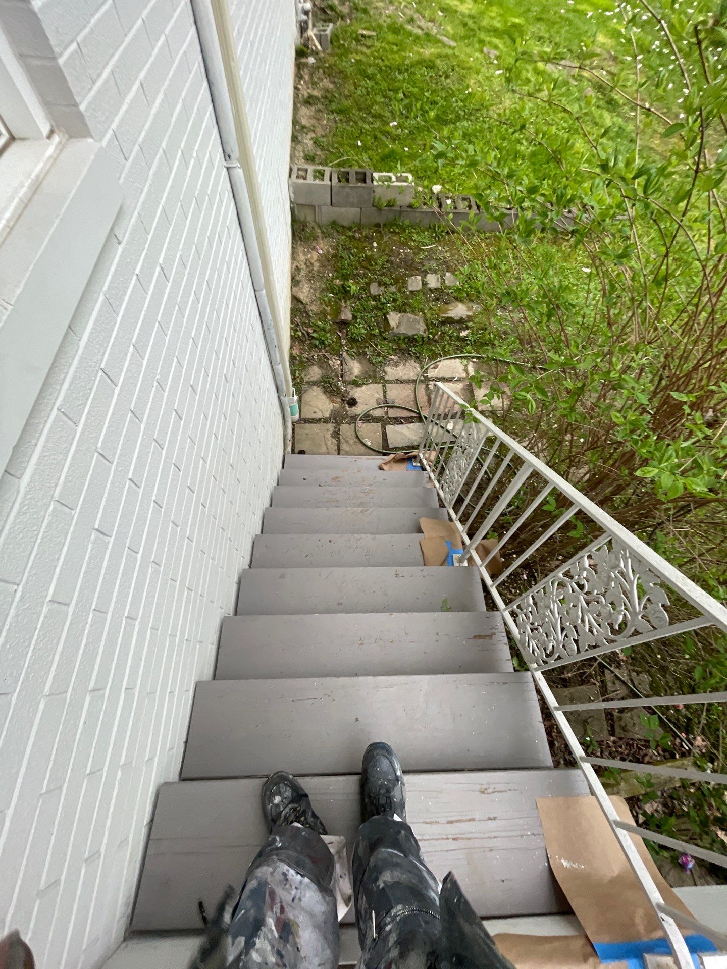 Deck Staining using Arborcoat Solid Stain by Callaway Contracting LLC
