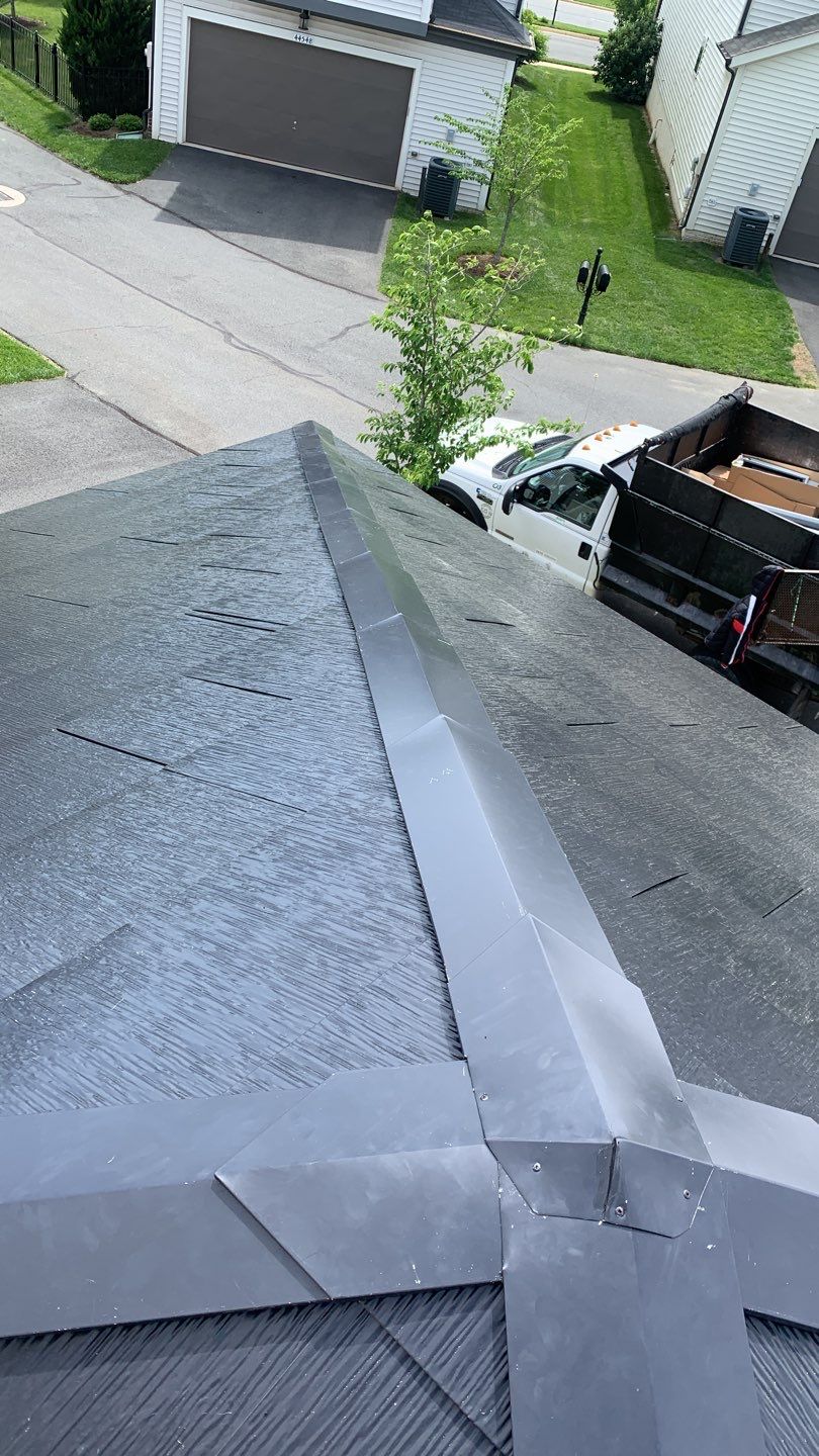 Tesla Solar Roof using Tesla Solar Roof V3 tiles by American Home Contractors