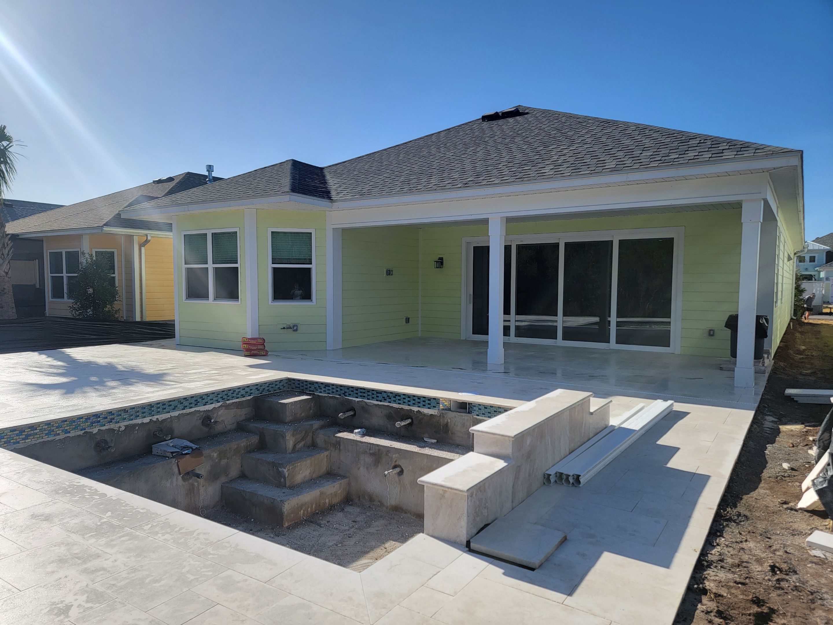 Patio Cover using Colorbeam by Titan Sunrooms