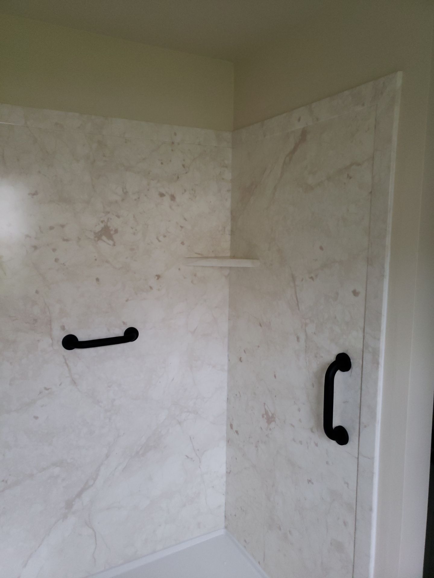 🚿 Budget-Friendly Bathroom Upgrade – No Grout, No Hassle! by A Step Above Handy LLC
