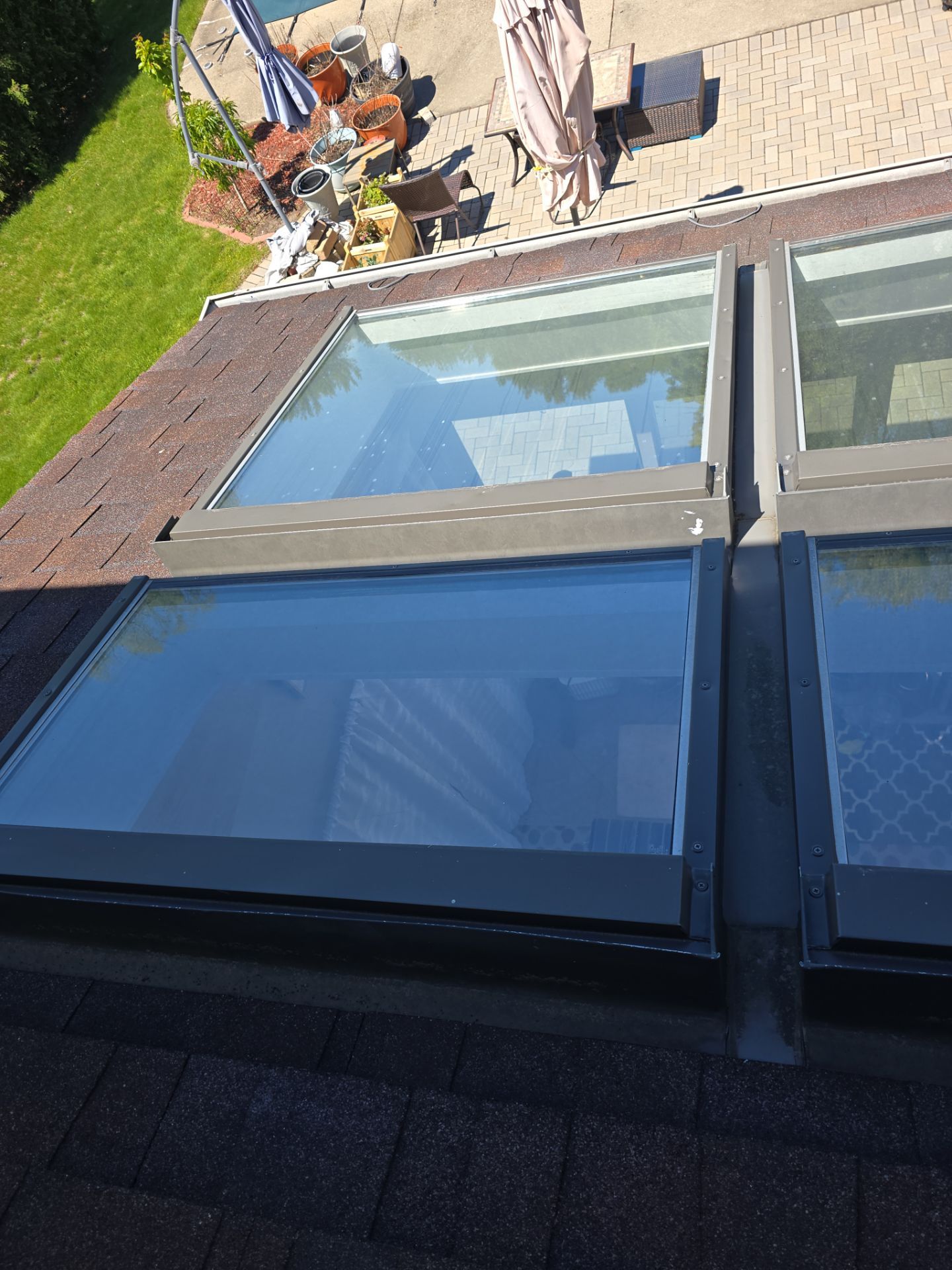 Oak Brook Architectural Shingle Roof Replacement and Velux Skylight Upgrade by Roof One