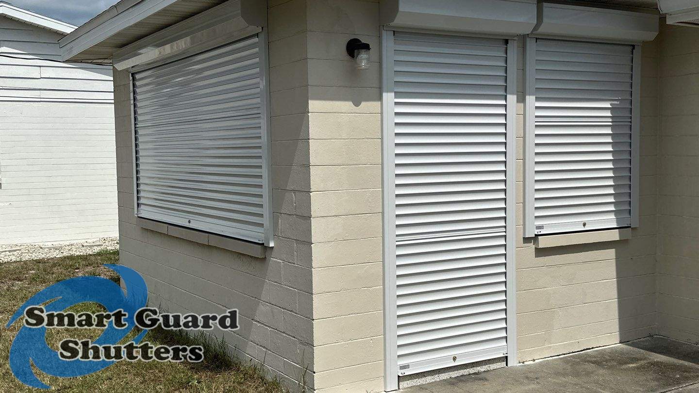 Rolling Shutters in White by Smart Guard Shutters