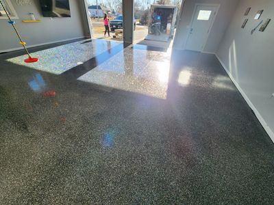 Garage using Glitter