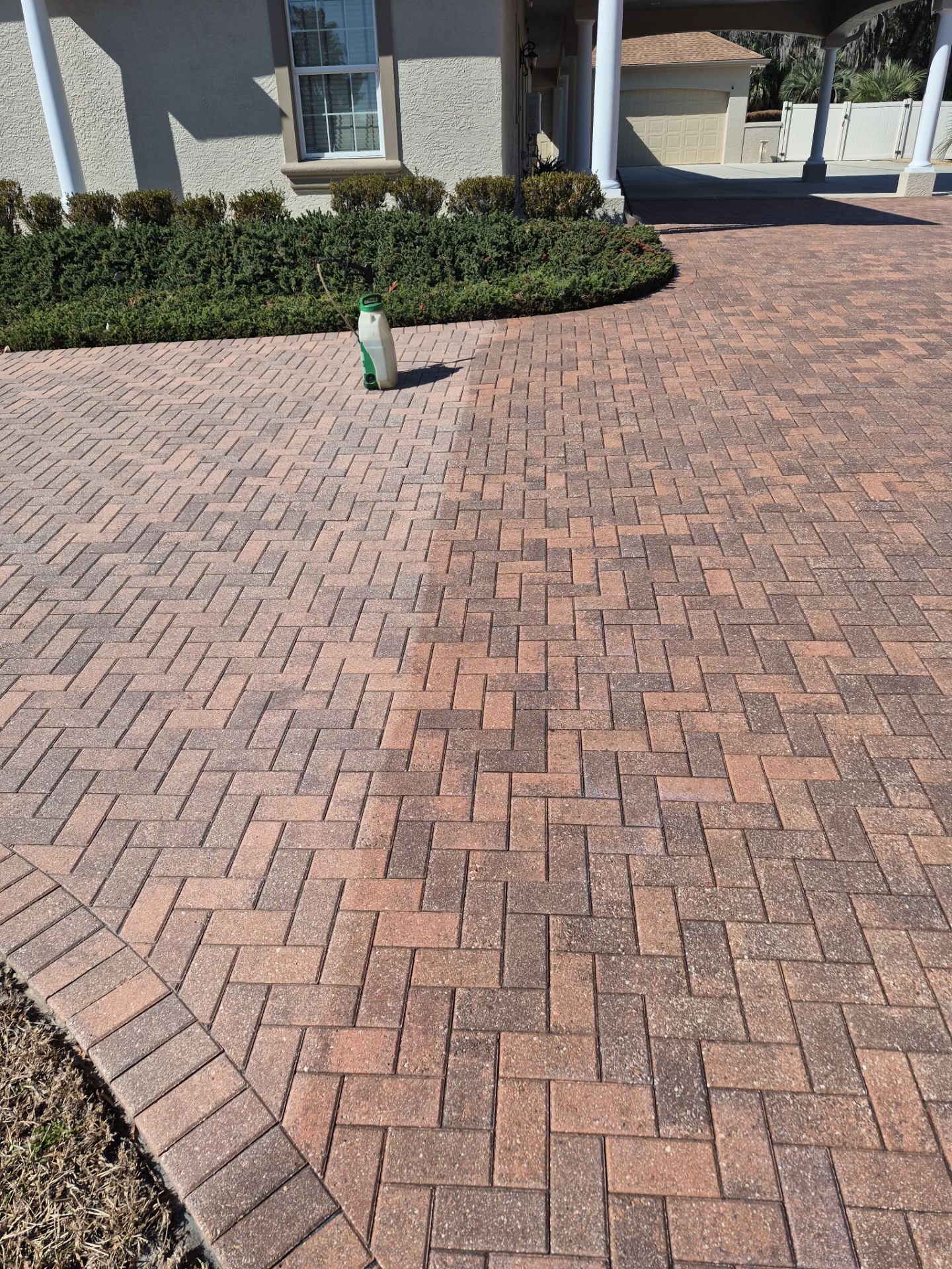 Brick Paver Sealing and Cleaning for Ocala Home and Pool Deck by Infinite Exteriors LLC