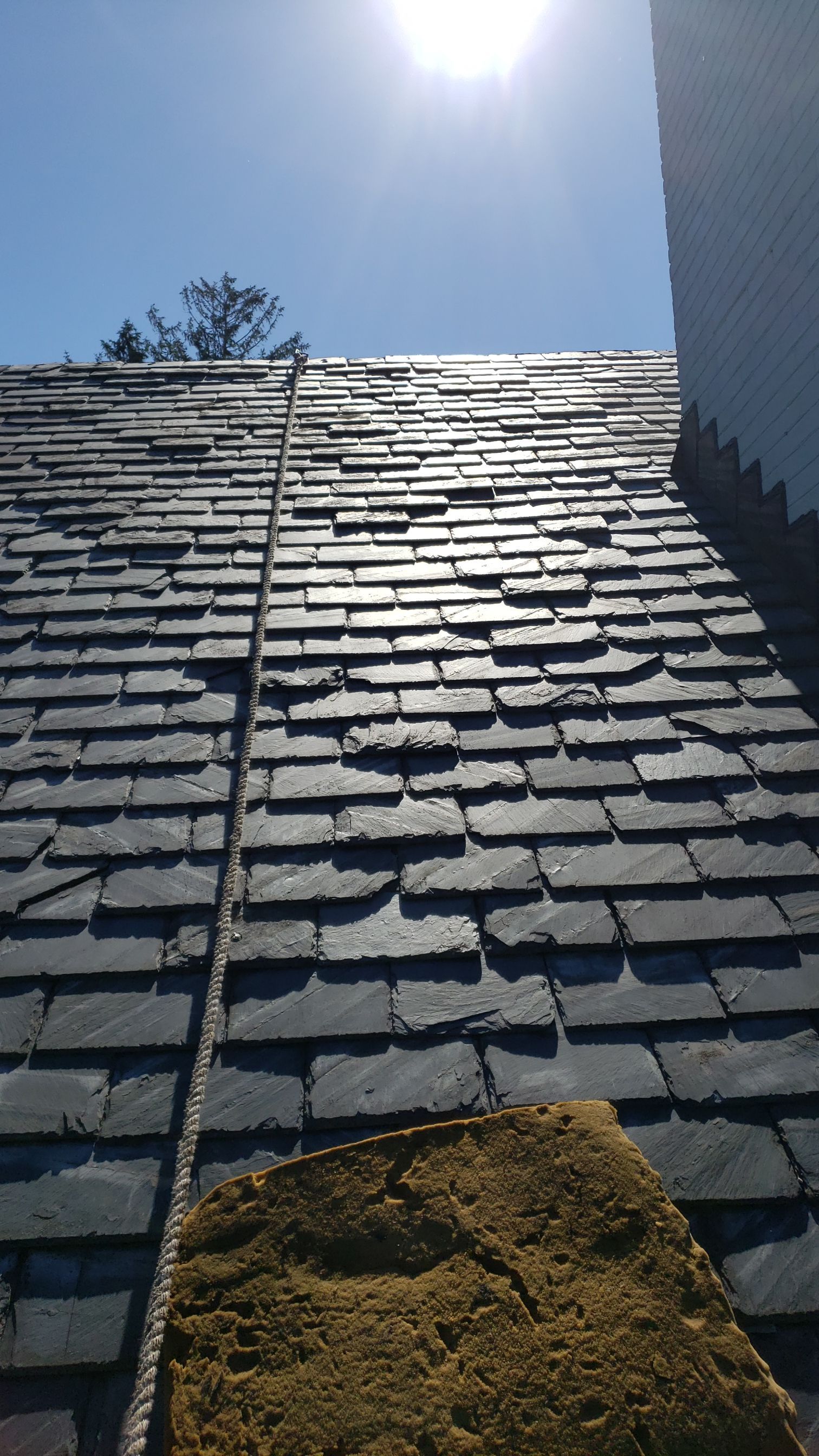 Slate repair in Guilford by Roof Right Inc