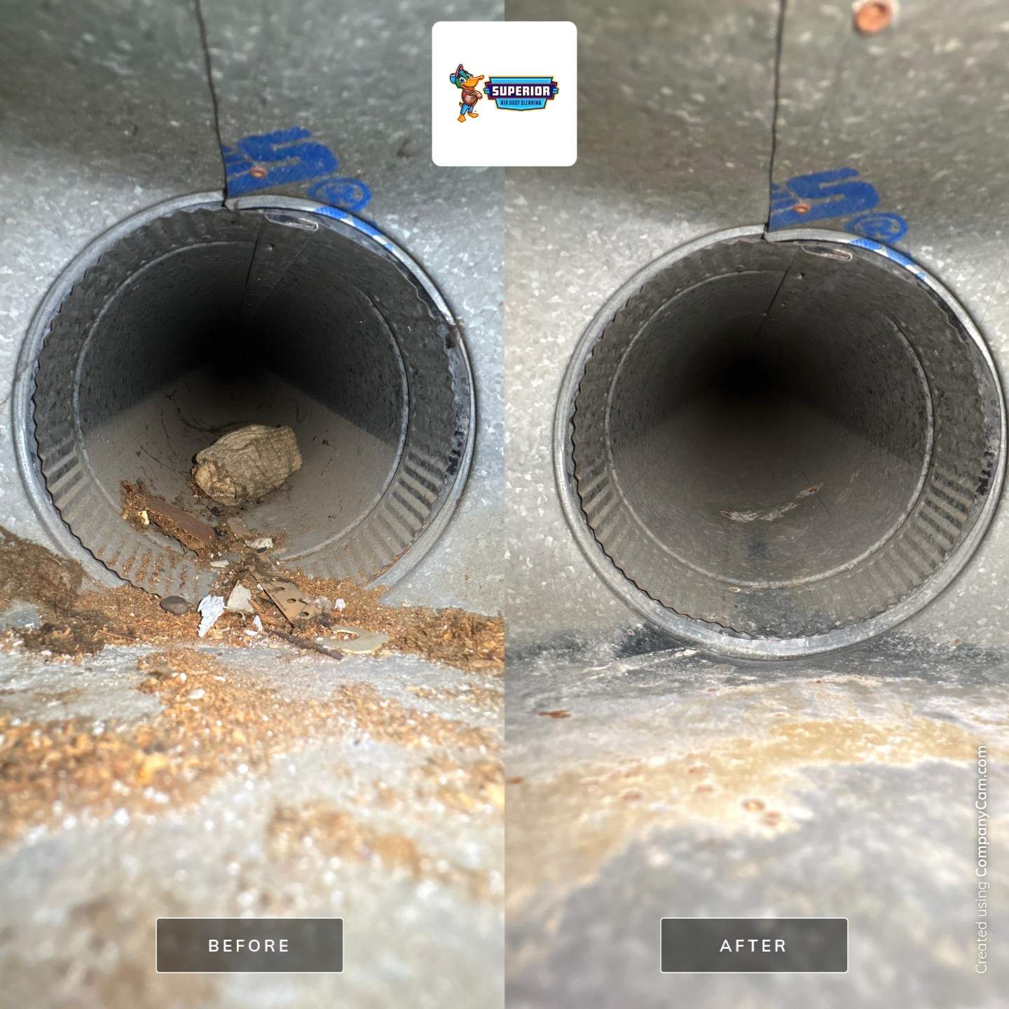 Air Duct Cleaning With a Vacuum Truck in Boardman, OH by Superior Air Duct Cleaning