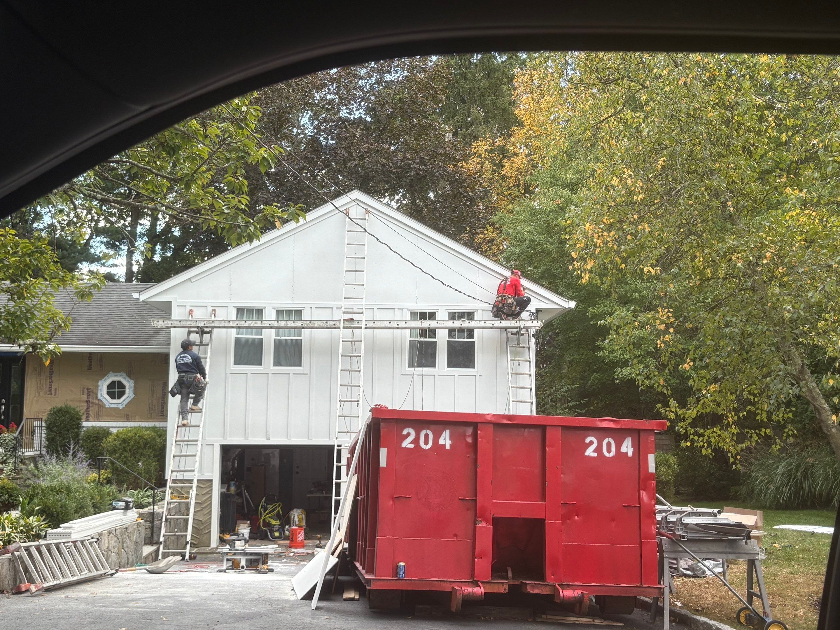 Front of House Remodel, Rye Brook, NY by Ideal Siding 