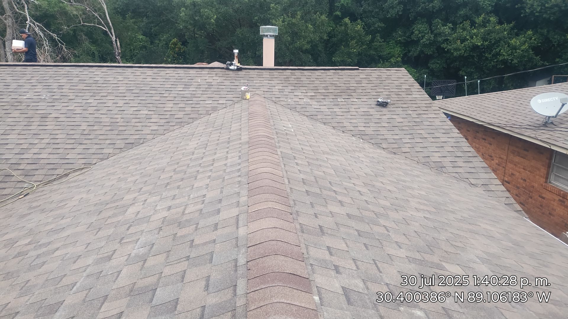Extensive roof repair by Husband Roofing & Contracting