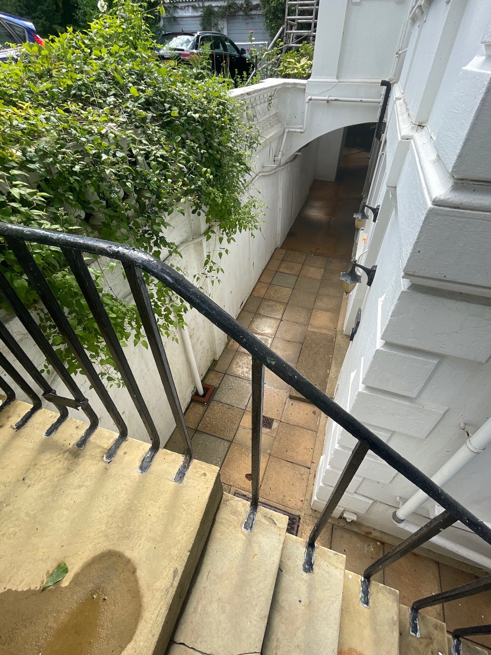 Render and patio clean using Pureseal Biocide by Ges Exterior Cleaning ltd