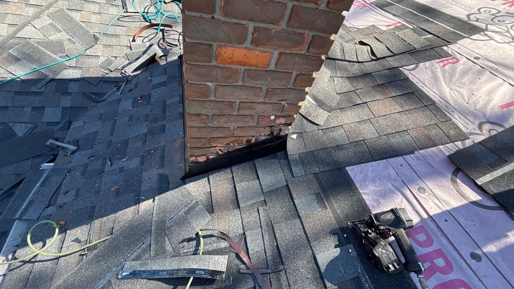 Roof Replacement using Owens Corning Williamsburg Gray by 180 Contractors