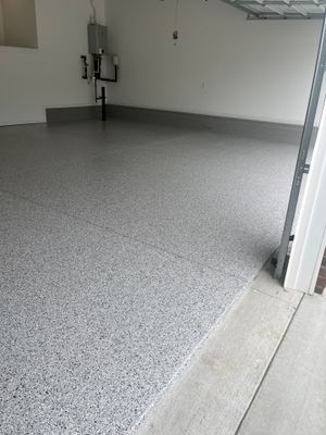 Garage Floor Coating using Coyote