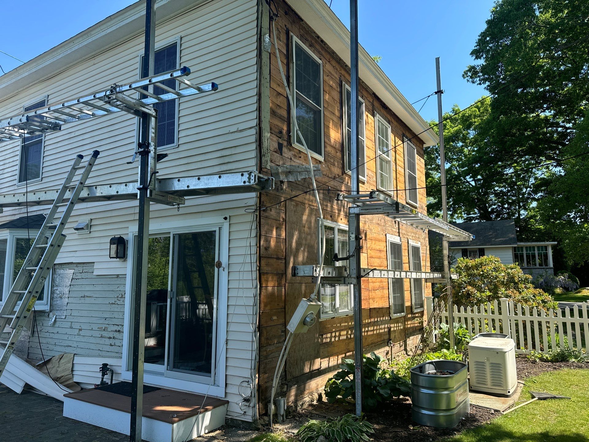 Everlast Siding, and New Asphalt Roofing in New Castle, NH by Tall pine roofing