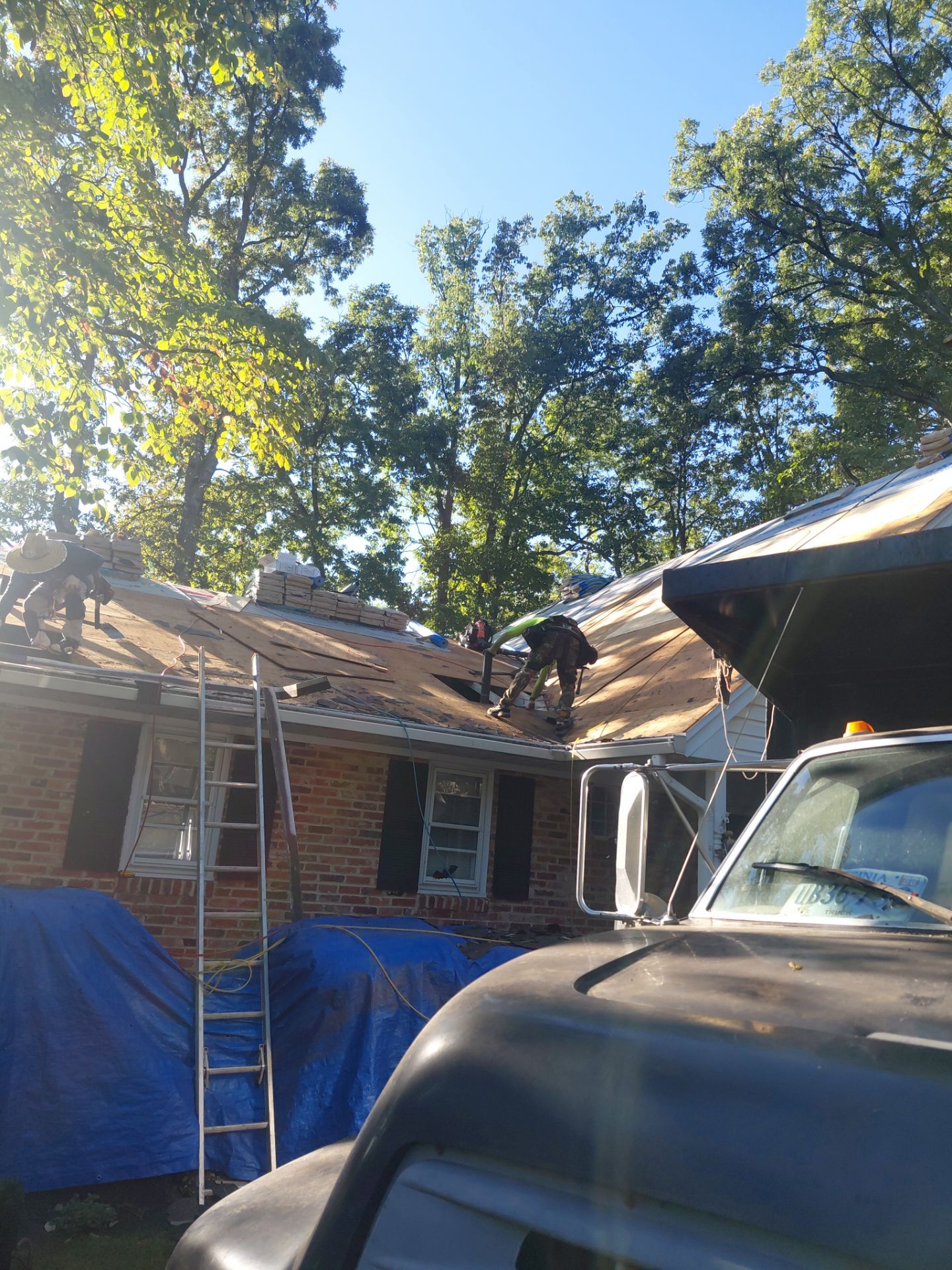 Falls Church: Residential Roof Replacement with CertainTeed Landmark in Moire Black  by RM Banning, Inc.