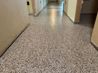 Garage and interior Project in Gainesville, FL in Sandstone