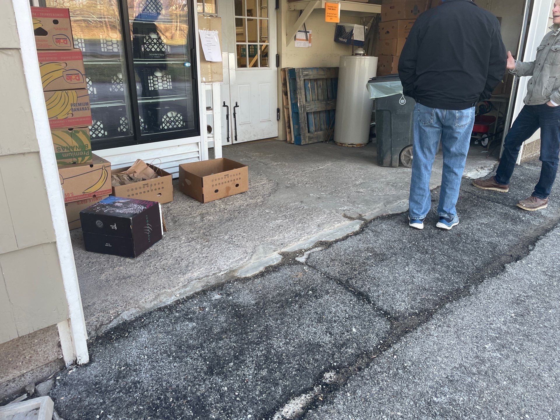 Concrete garage floor replacement with a broom finished apron  by NG Masonry & Construction LLC