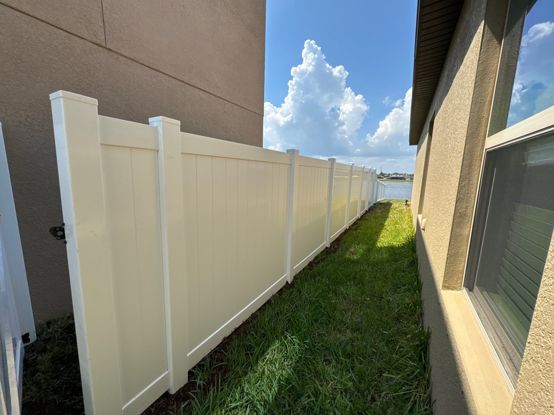 Vinyl Fence Installation using Clearwater Picket Fence and 6Ft White Vinyl Fence  by Asap fence and gates, LLC