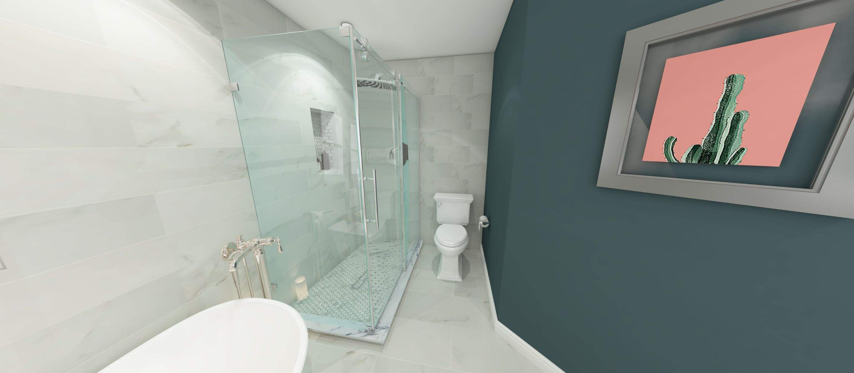 Bathroom Remodel using Tile by Home Concepts Construction