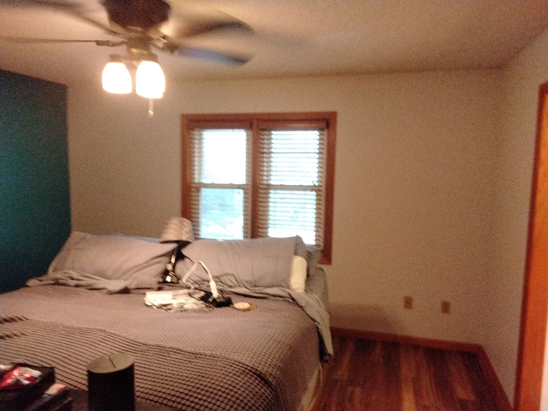 Repaint Accent Walls with Color Change and drywall repairs by Midwest Paint LLC