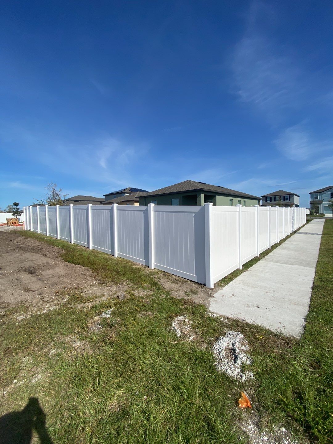 Ruskin, FL  6 ft. Tall White Vinyl Privacy Fence  by Asap fence and gates, LLC