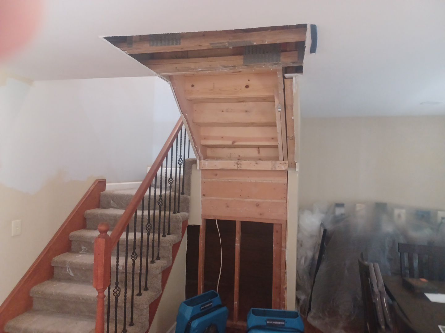 Project in West Bloomfield by EzDry Water Mitigation & Property Restoration