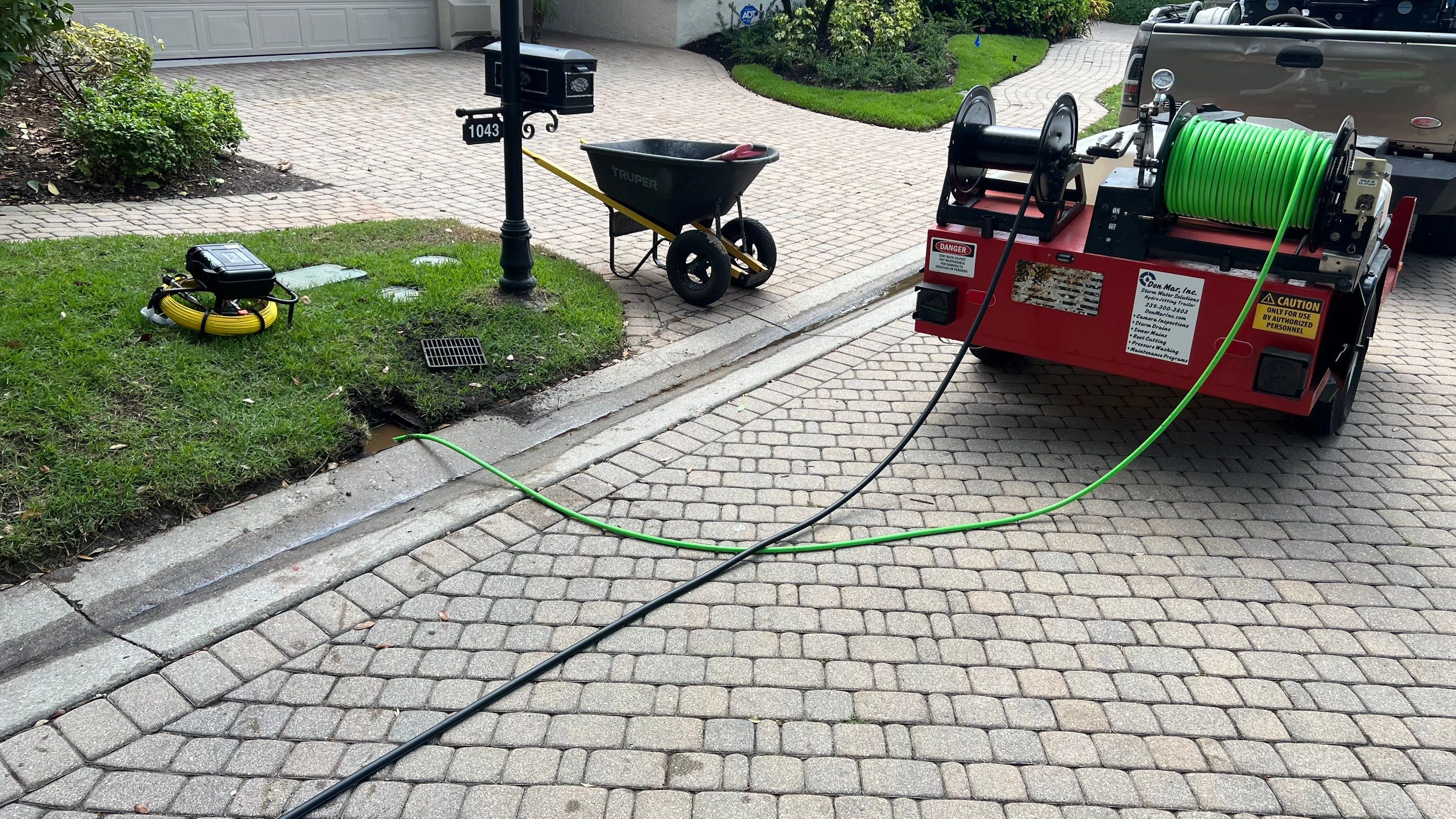 Residential Stormwater Gutter Drain System Maintenance by APS Power & Water