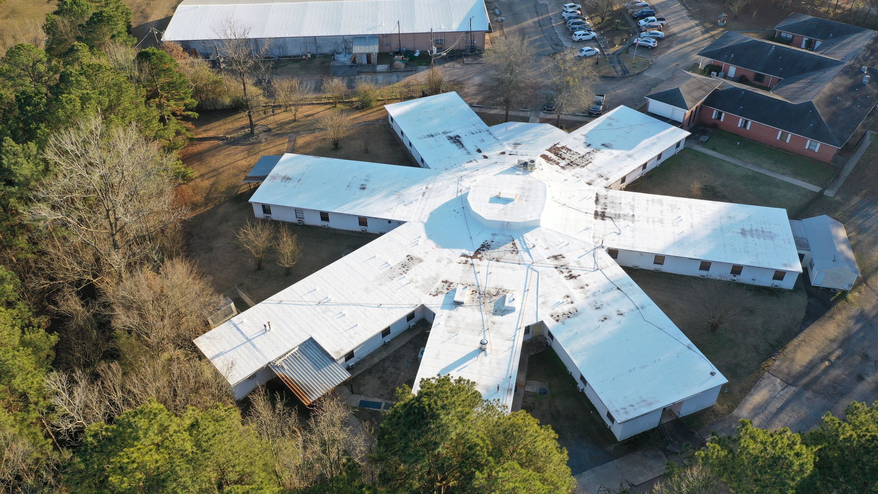 Commercial Roofing Installation using 50 mil PVC by Hostetler Roofing