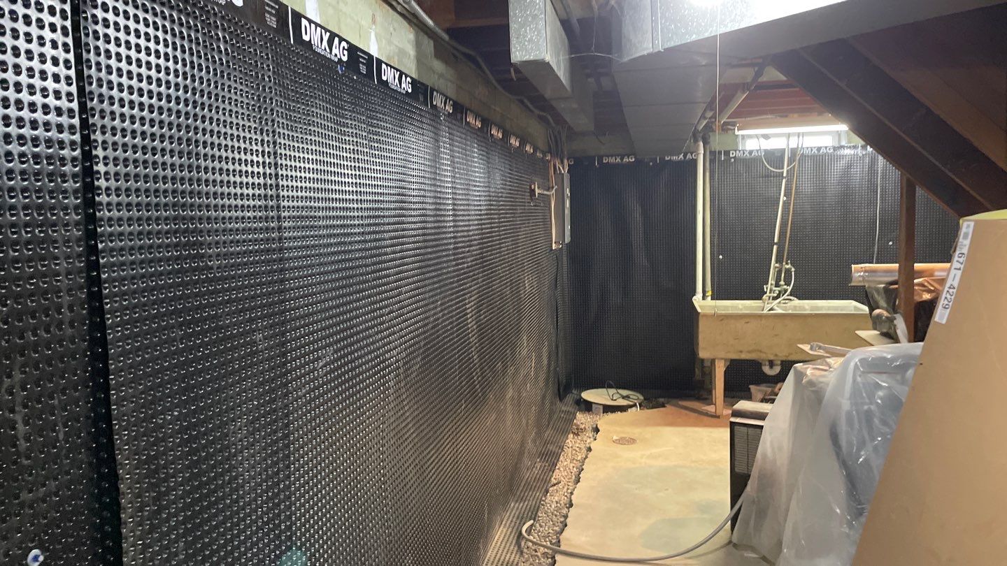 Interior Drain Tile & Wall Drainage in Southwest Minneapolis by Waterproofing Northeast