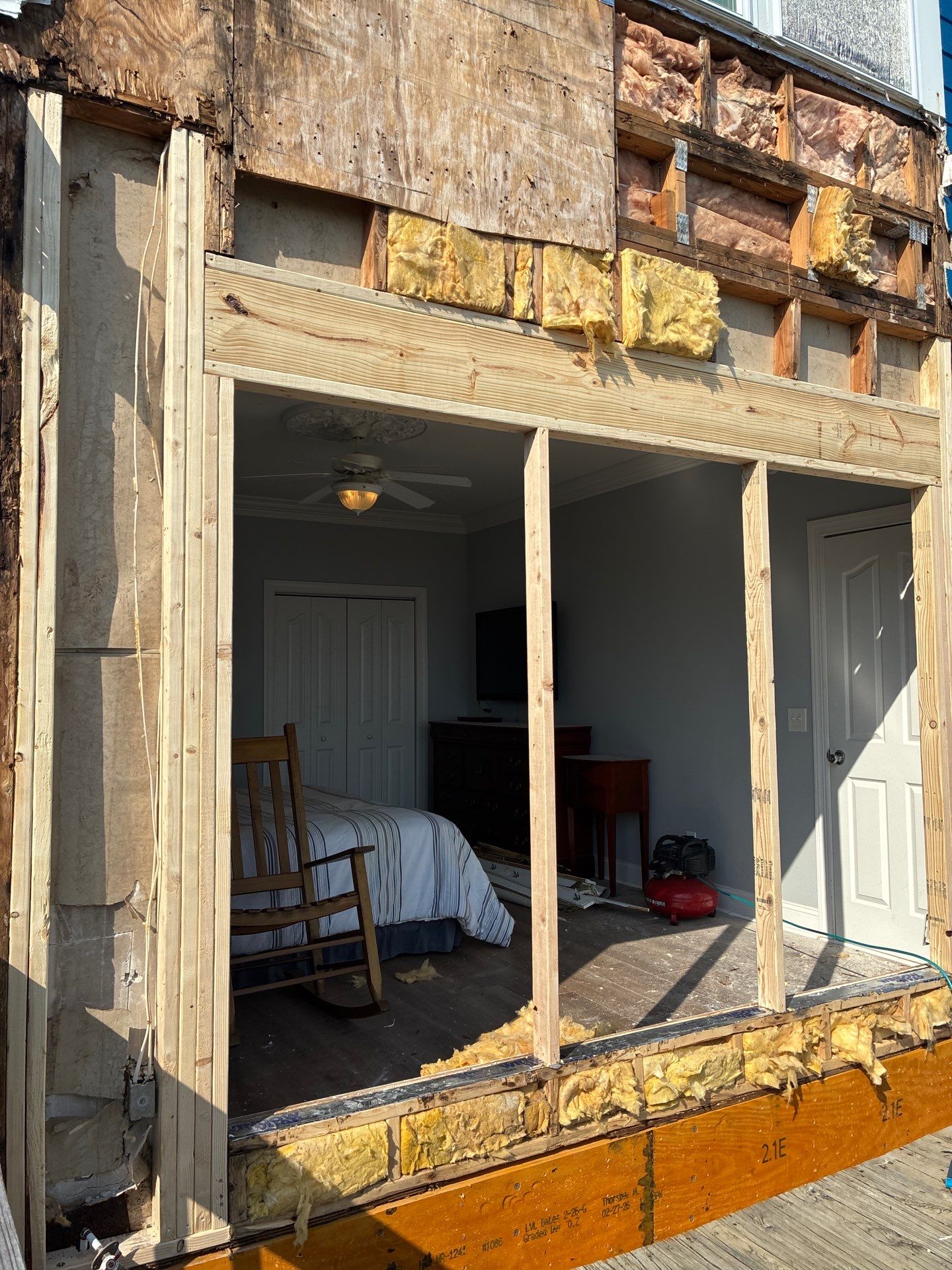 Oceanfront Structural Repair and Exterior Rebuild in Oak Island NC | RGR Construction and Roofing, LLC by RGR Construction and Roofing, LLC