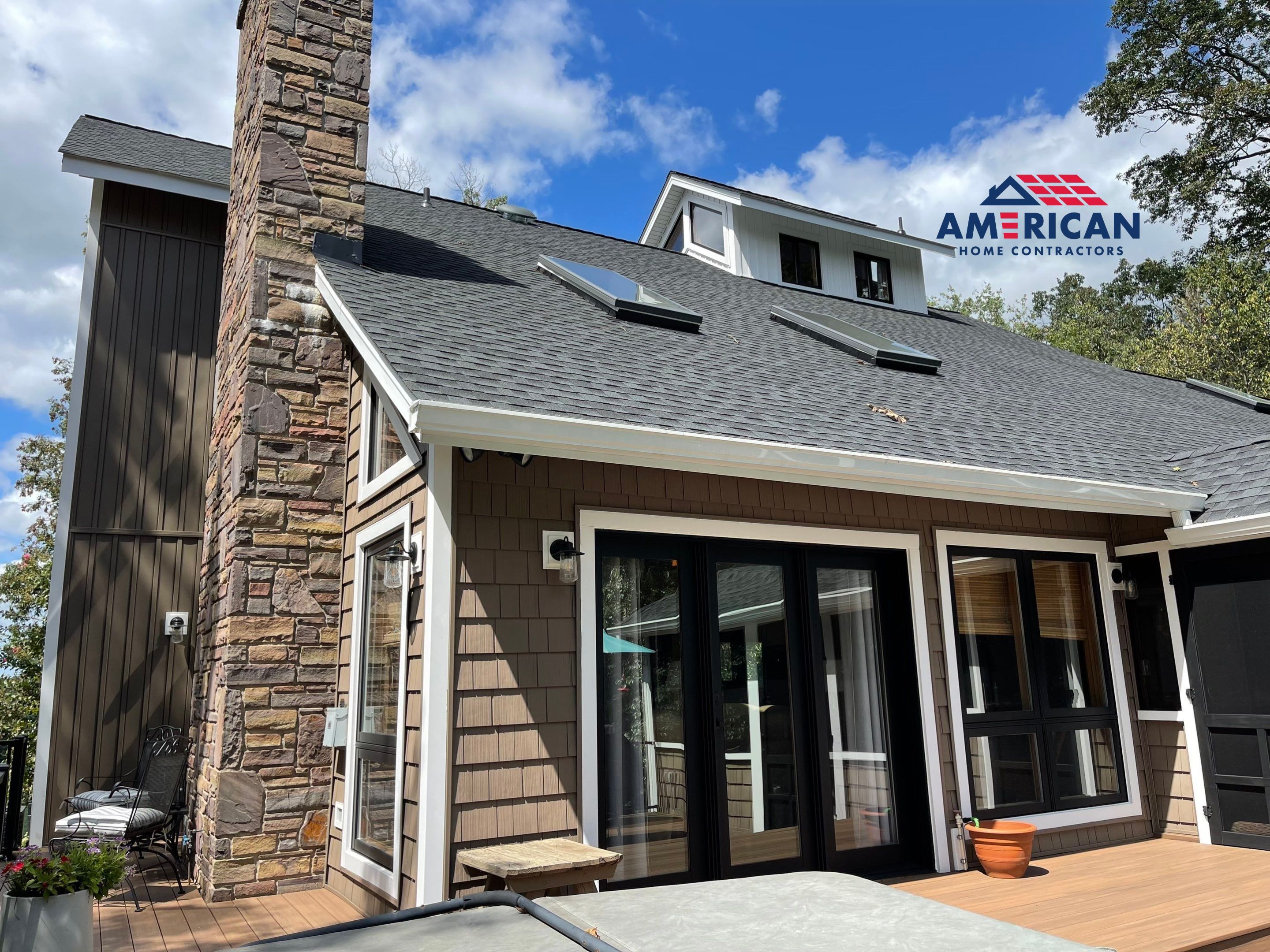 Roof, Siding, Soffit, Trim, and Gutter replacement by American Home Contractors