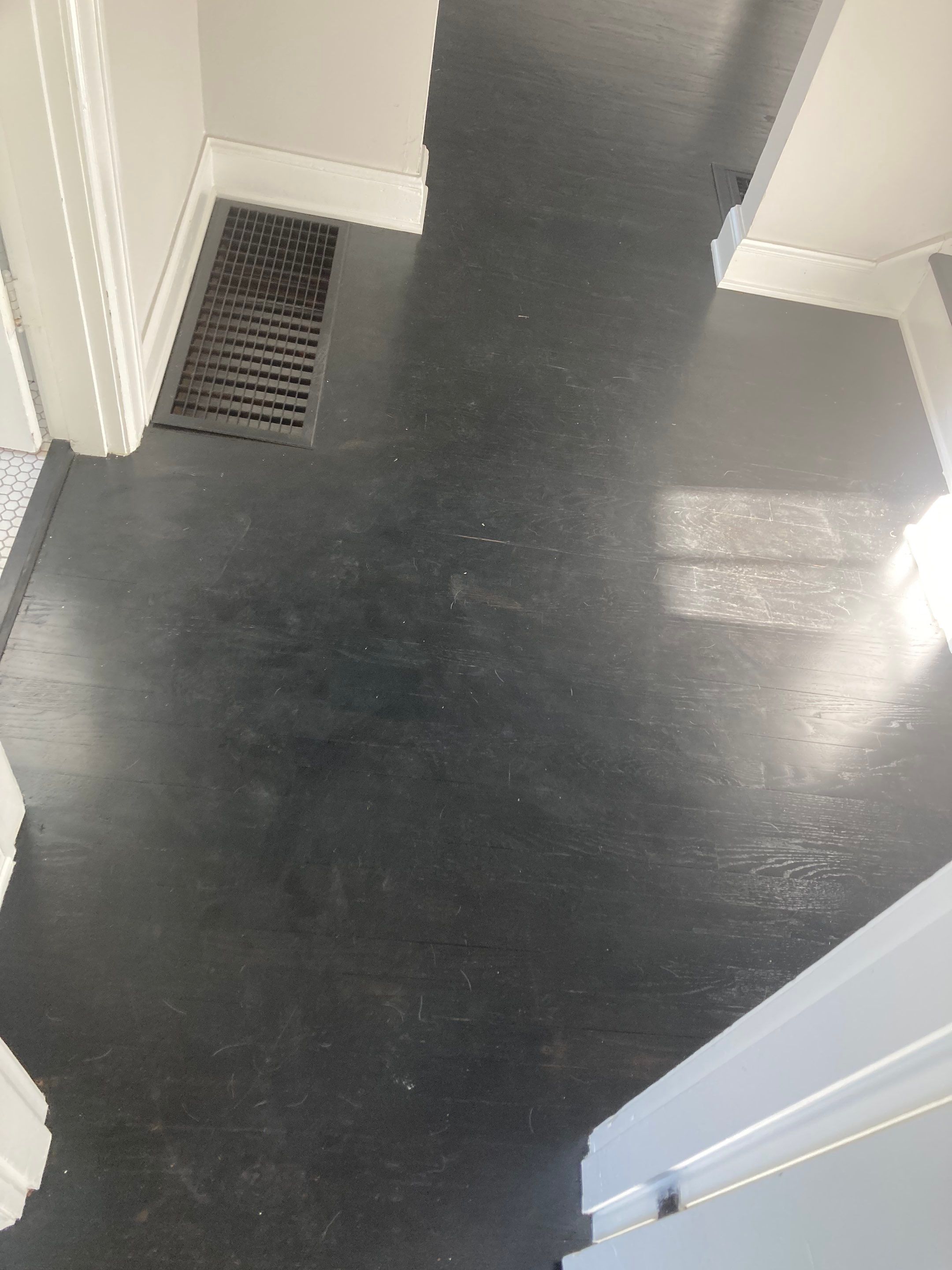 Hardwood floor refinish/restore by Footprints Floors of Nashville