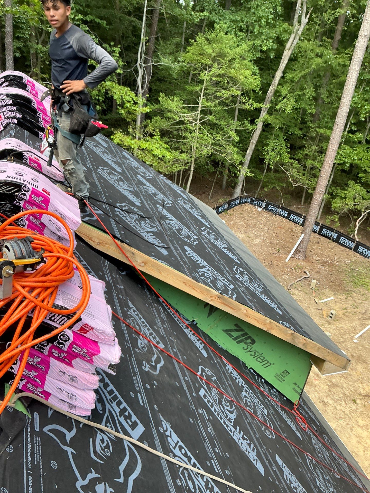 Custom New Home Roof Install in Heathsville by Cade Construction