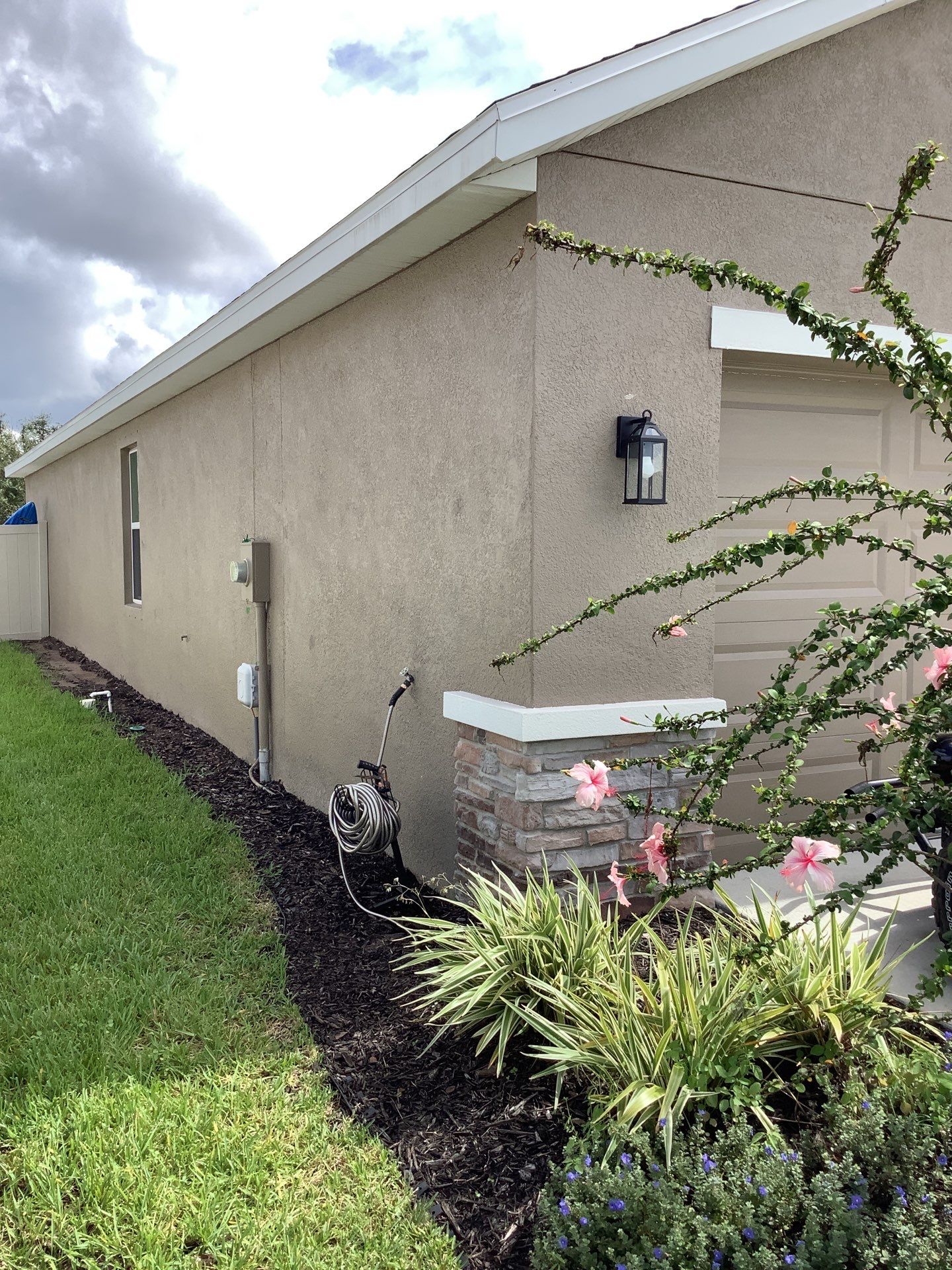Gutter System with Downspouts in Bradenton FL by Gutter Professors