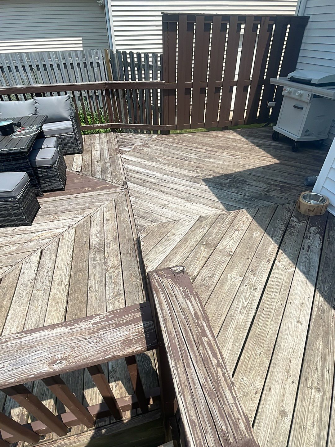 Deck Staining using SuperDeck Exterior Solid Color Stain by Callaway Contracting LLC
