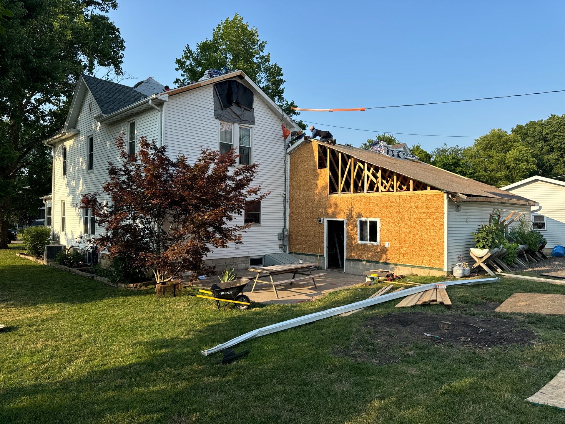 Residential Roofing Installation using GAF Timberline HDZ Shingles by Zephyr Roofing