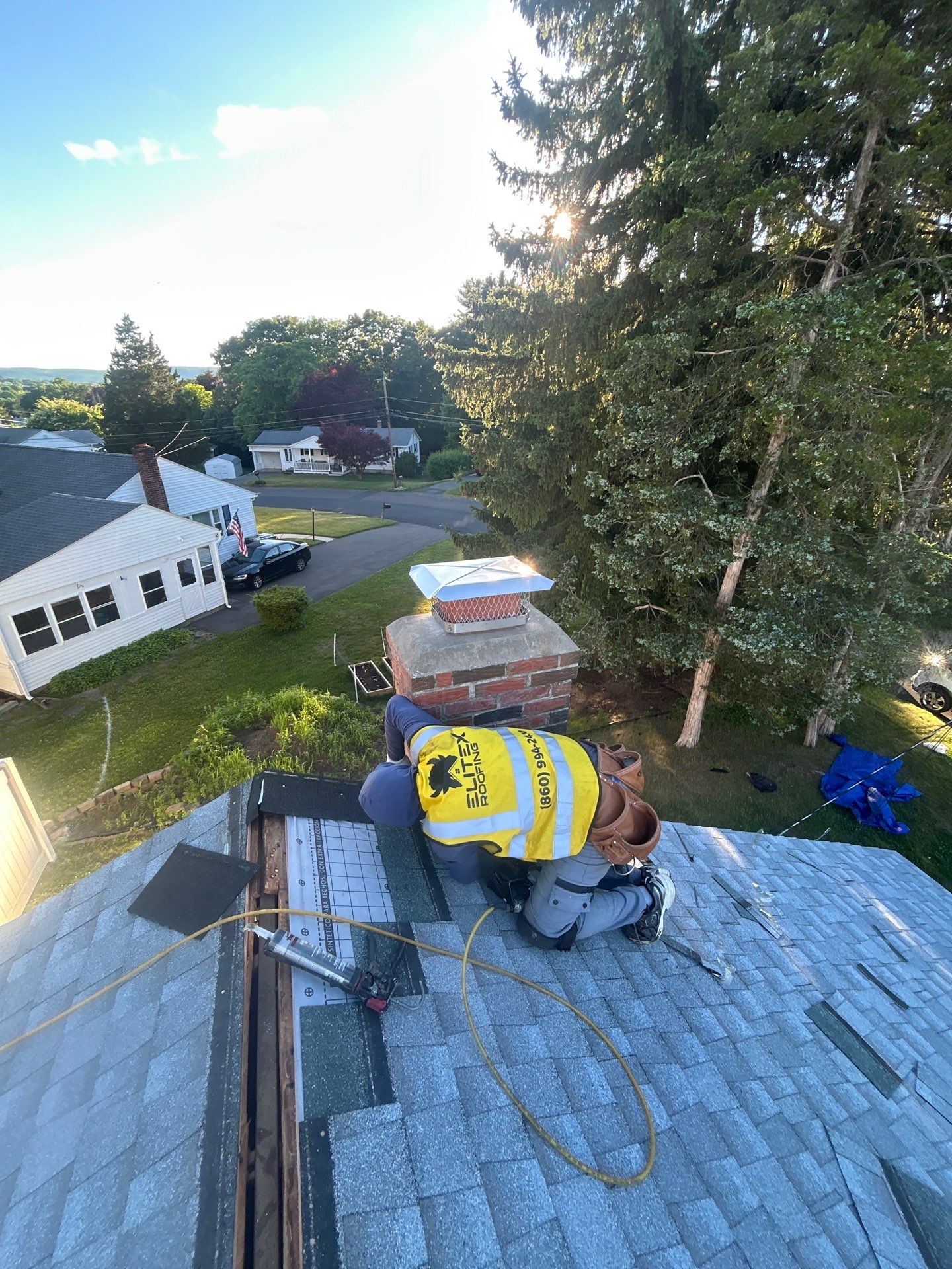 Project in Southington, CT by Elitex Roofing