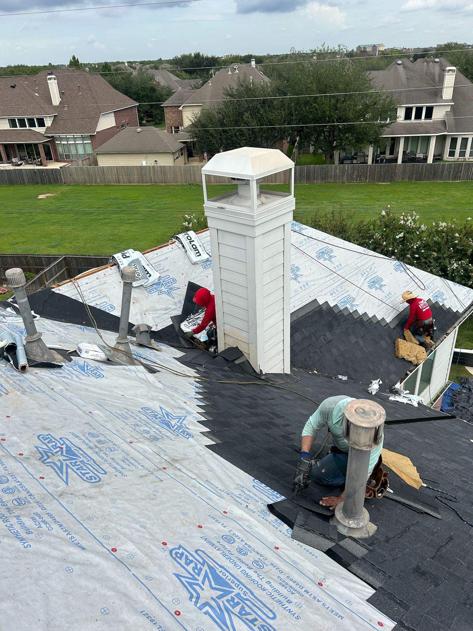 Project in Sugar Land by Motion Roofing