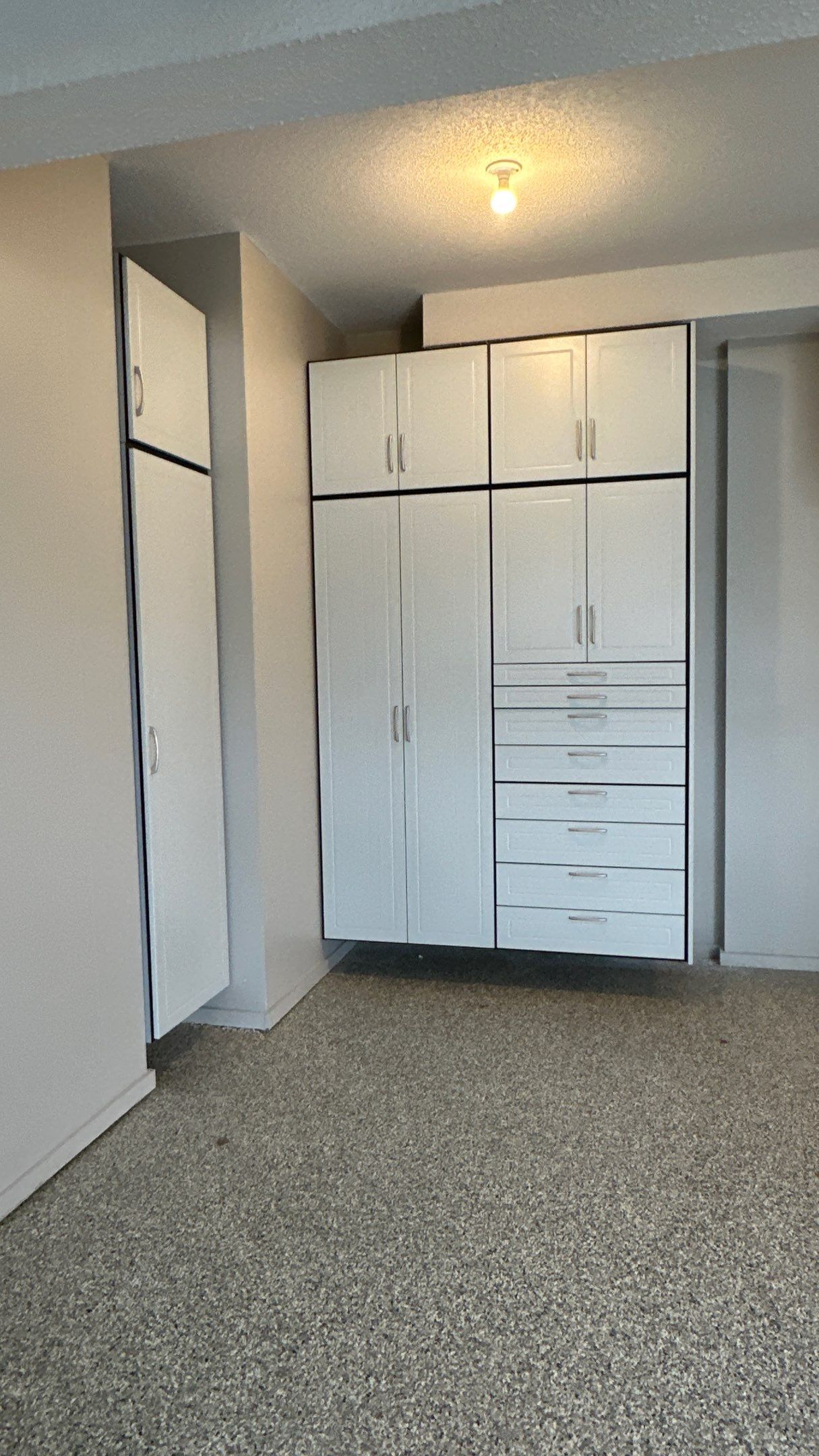Erica G added cabinets that make all the difference by Banner Garage