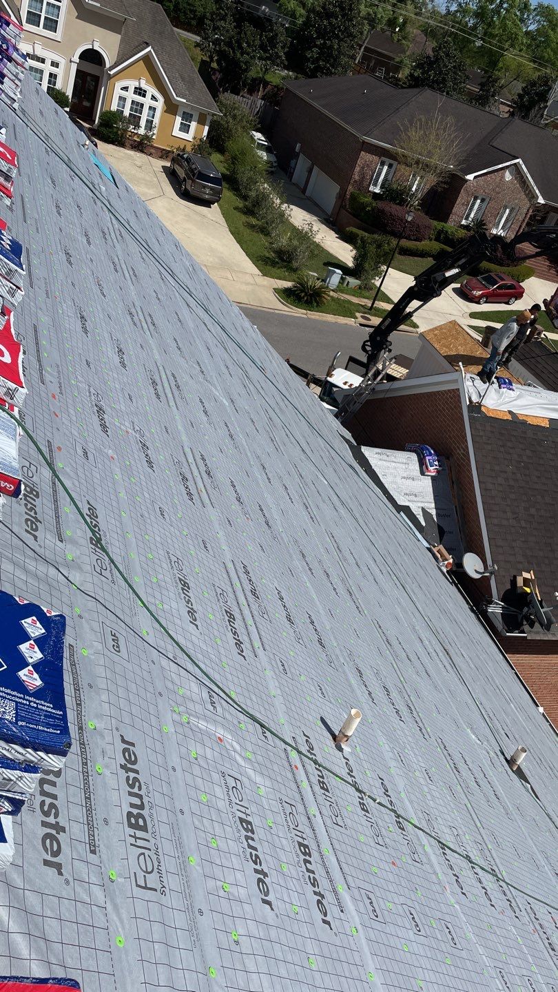 Residential Roofing Installation using Roof Replacement by American Roofing & Construction LLC