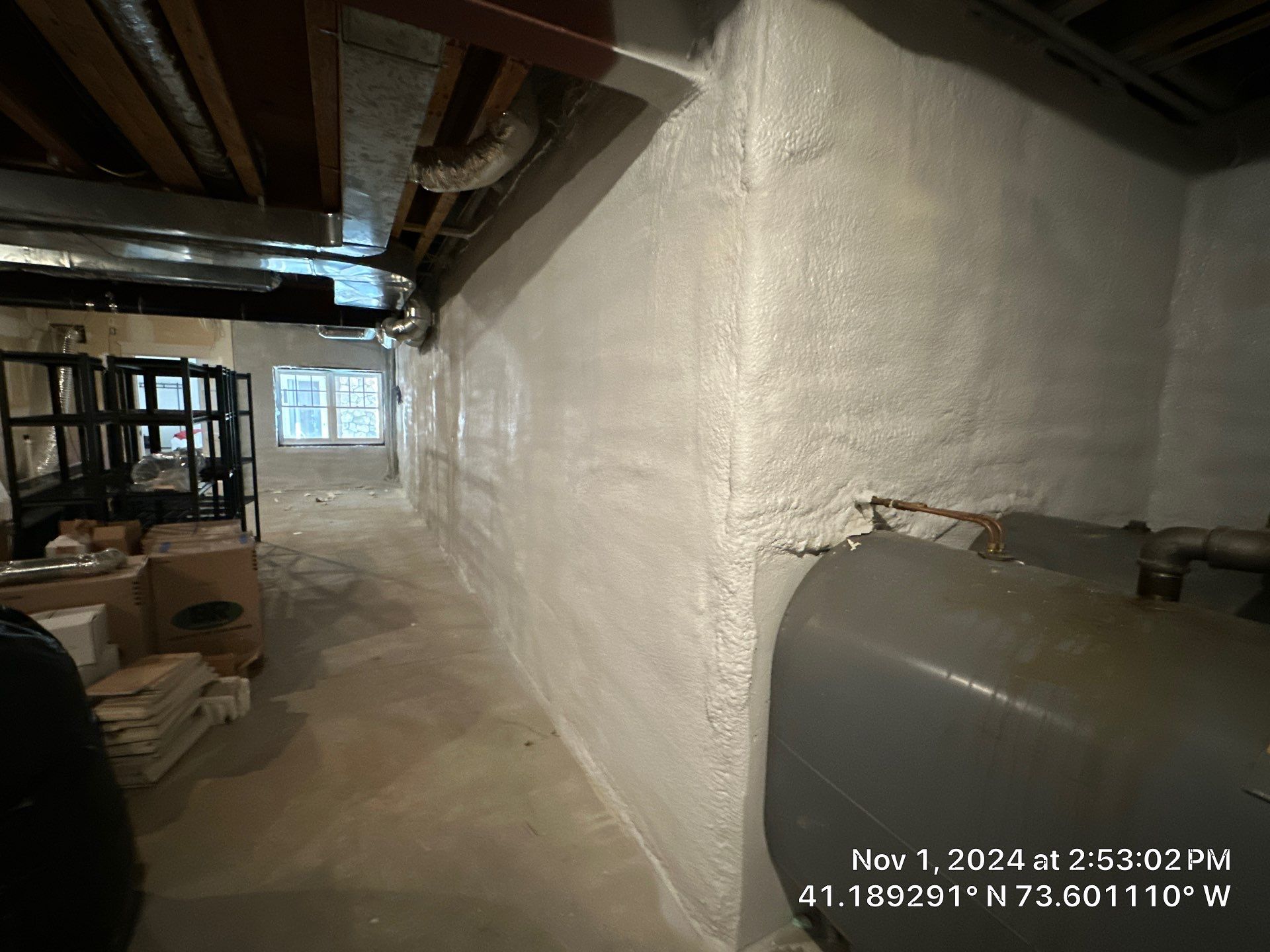 Attic Insulation using open cell spray foam by NYS Foam & Energy