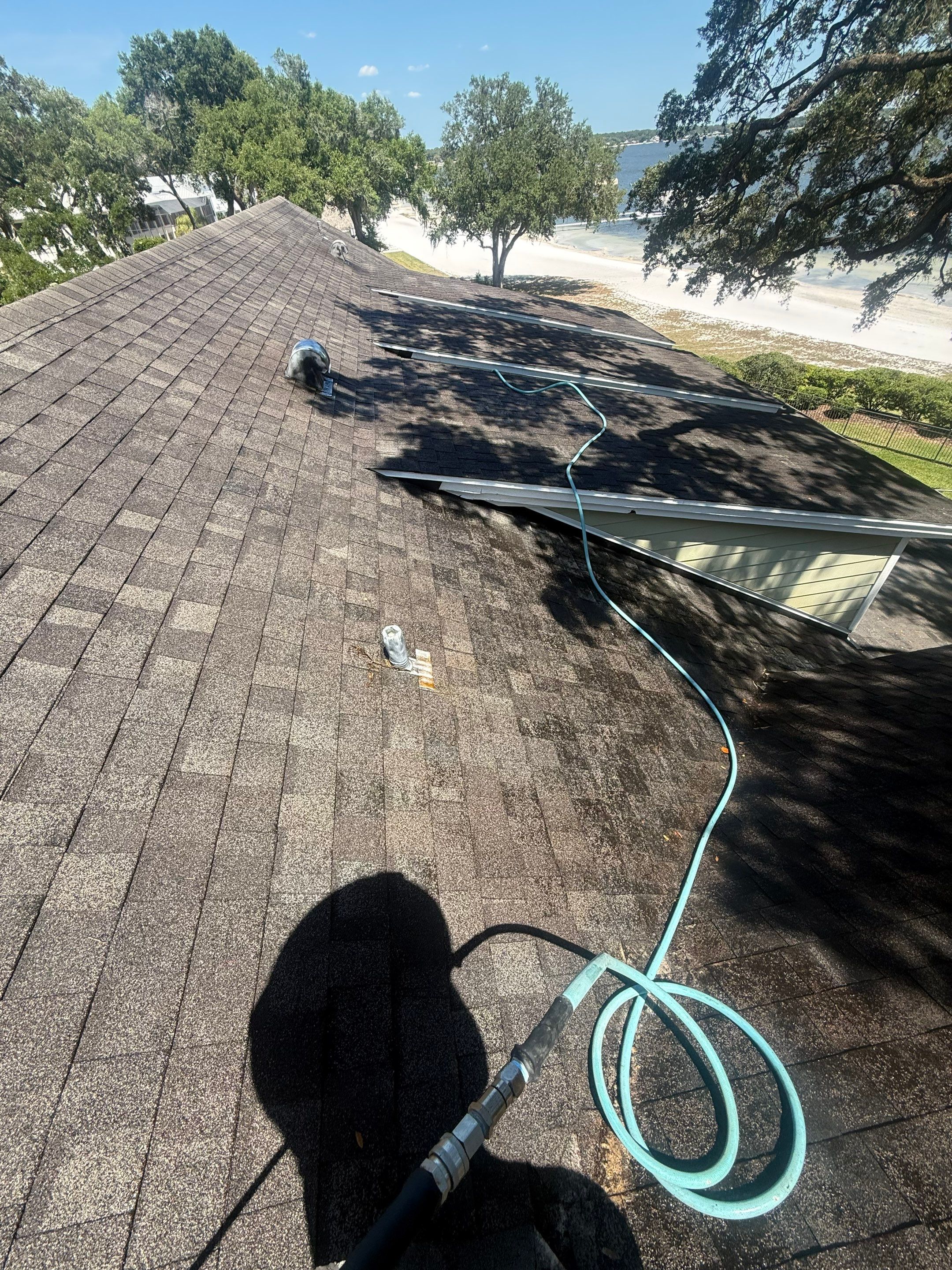 Roof and Exterior Cleaning for Ocklawaha Lakefront Residence by Infinite Exteriors LLC