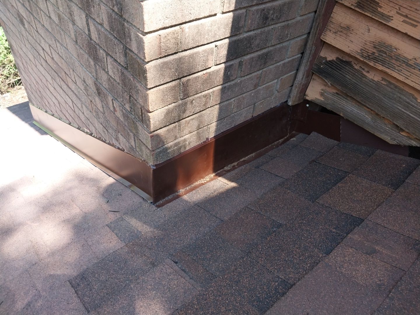 Syler roofing job by BROCK BUILDERS 