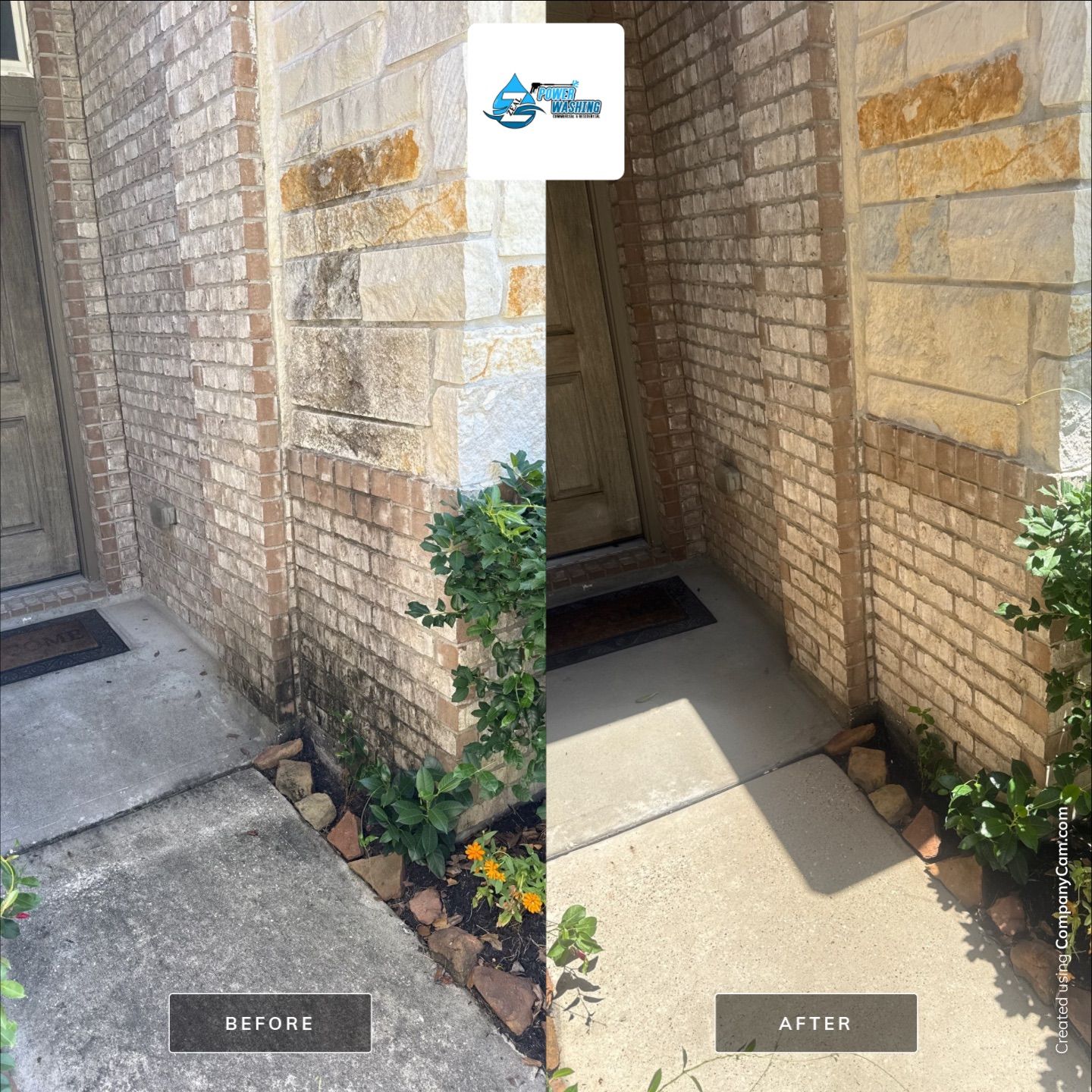 Complete Exterior House Wash and Concrete Cleaning by Zeal Power Washing