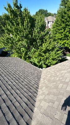 Turtle Shell gutter protection installation in Naperville, IL 60564, photograph 12