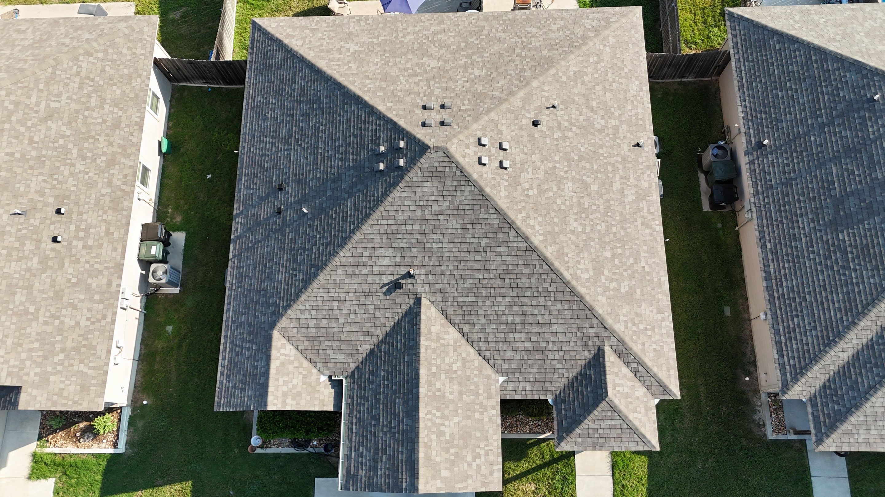 Hail Damage Duplex Roof Replacement & Ventilation Upgrade — South Temple, TX by ROAM Roof & Solar