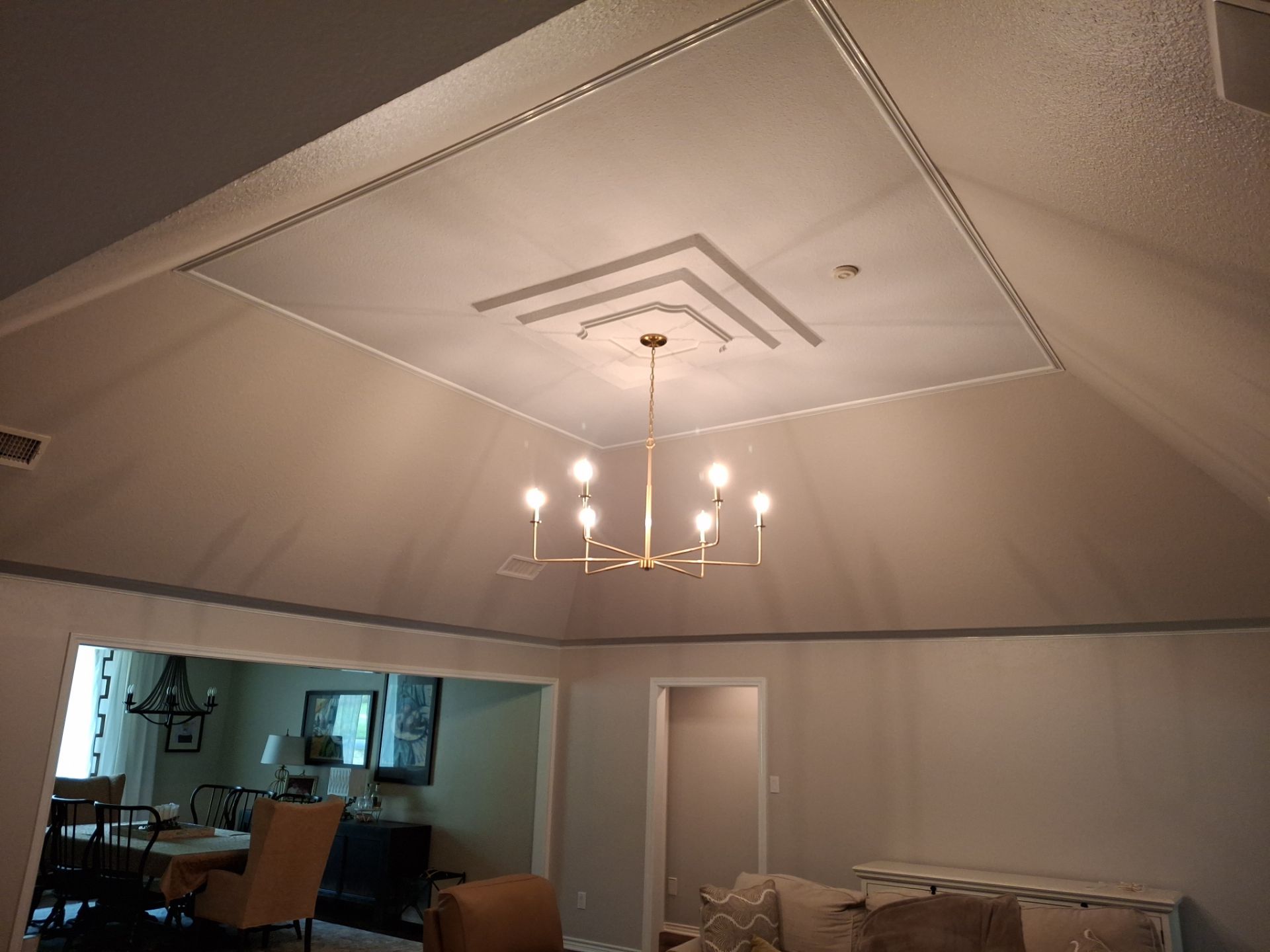 Interior Painting in Tyler, TX | Bathroom & Living Room Ceilings Renewal by Quality Coats Painting