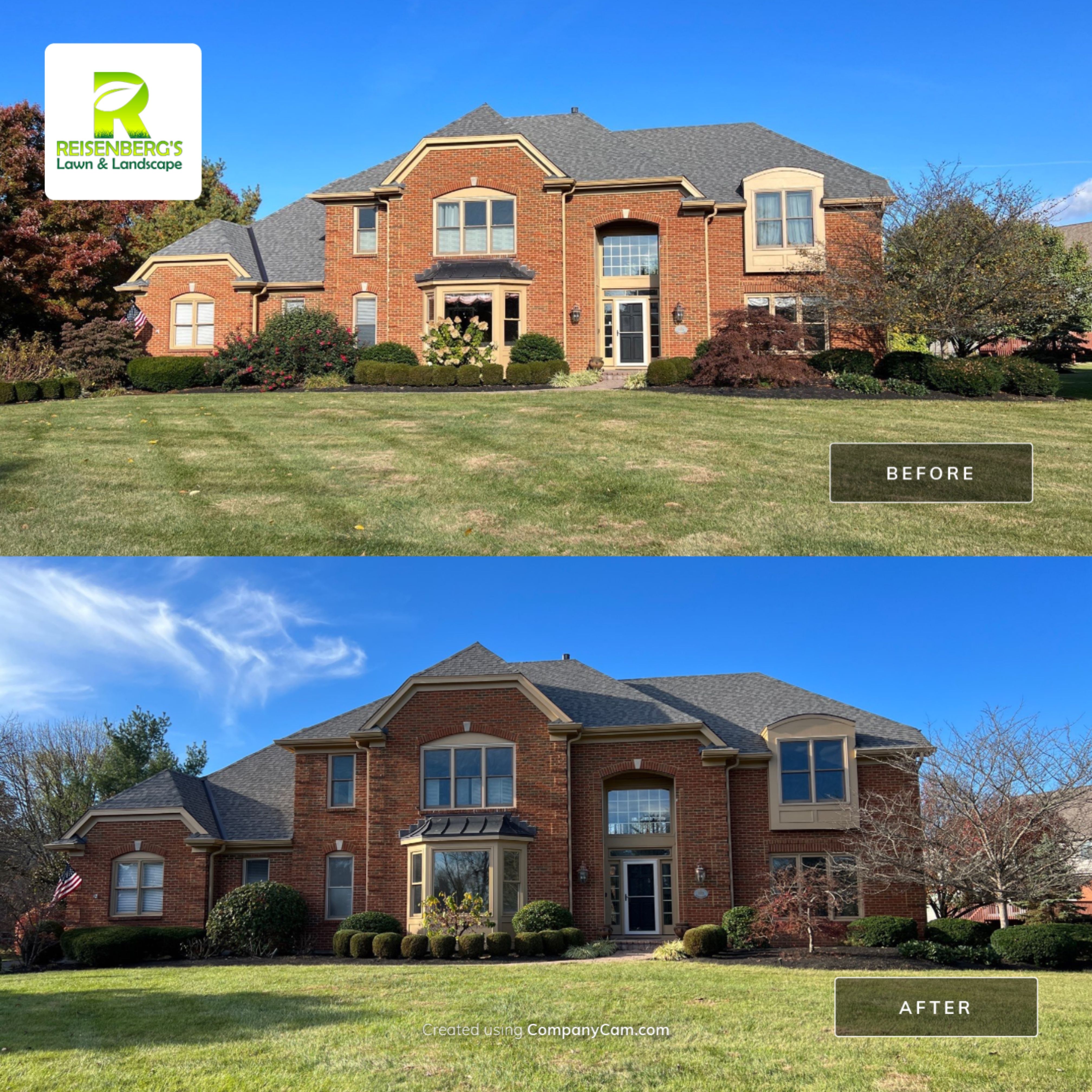 Fall Clean Up & Prune by Reisenberg’s Lawn & Landscape, LLC