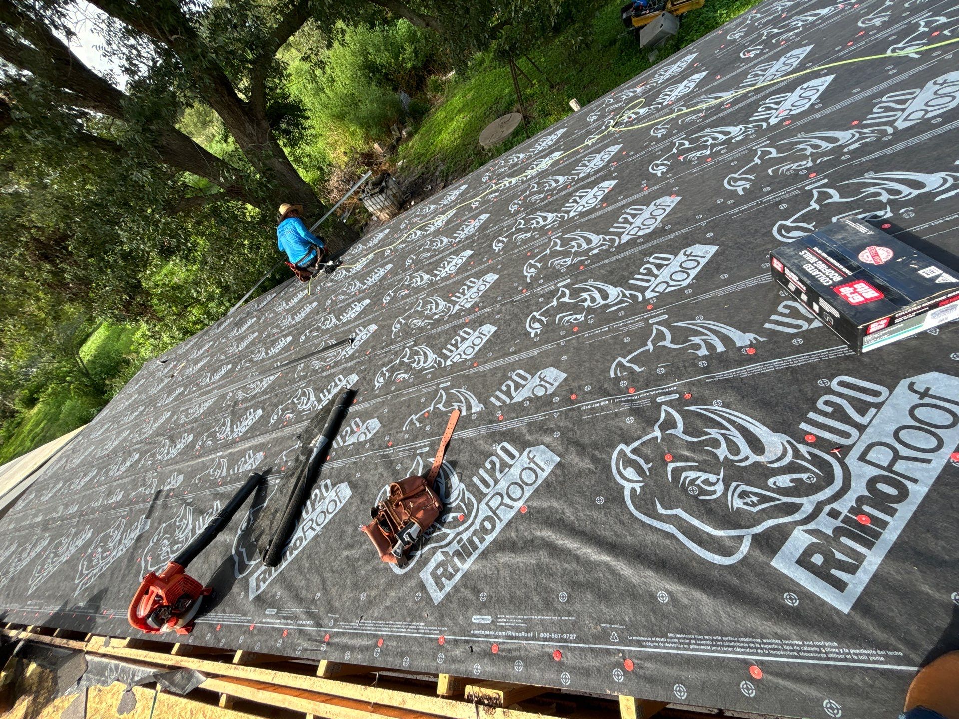 Residential Roofing Installation using Owen's Corning Duration (Lifetime) Shingles by Roof Repair Company