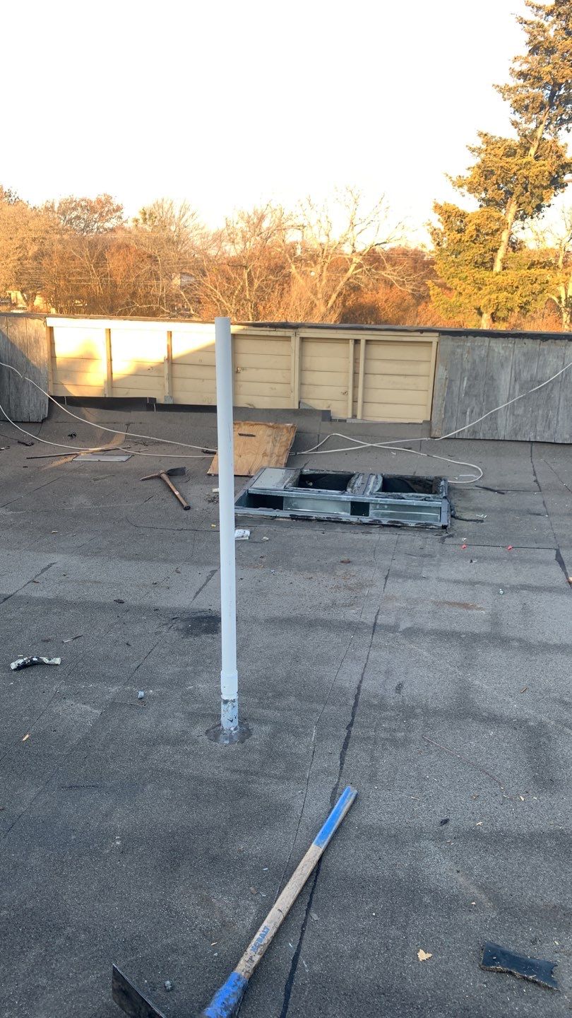 Full Commercial Roof Replacement using GAF Products in Anna Texas by Elite Roofing LLC