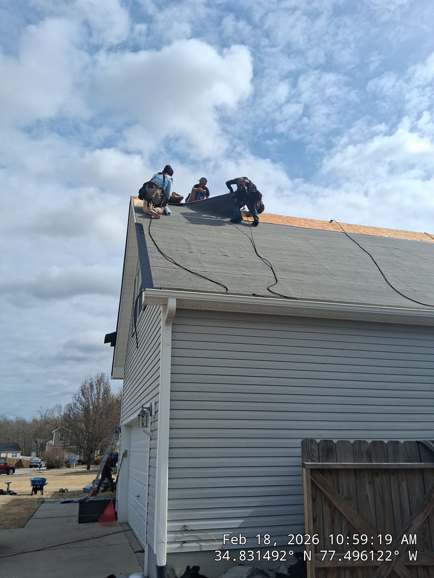FORTIFIED Roof Installation in Jacksonville NC | CertainTeed Landmark AR Charcoal Black Shingles by RGR Construction and Roofing, LLC